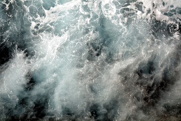 Fototapeta na wymiar Blue waves, wave on the rocks, marine background