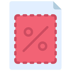 Coupon Cut Out Icon