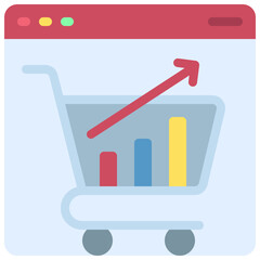 Improved Cart Sales Icon