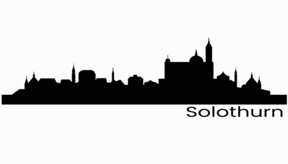 City Skyline of Solothurn, Switzerland