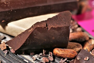 Natural dark chocolate