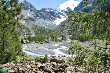 Sorgente e ghiacciaio