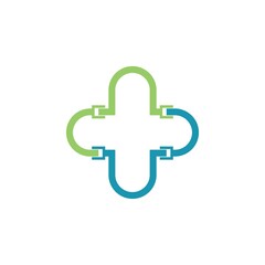 Fototapeta premium Health Medical Logo template vector