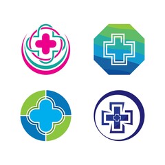 Obraz premium Health Medical Logo template vector