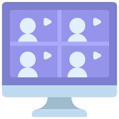Video Conference Icon