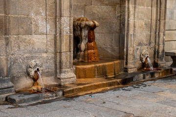 As Burgas are hot springs in the historic center of Ourense