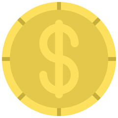 Dollar Coin Icon