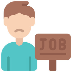 Unemployed Person Icon