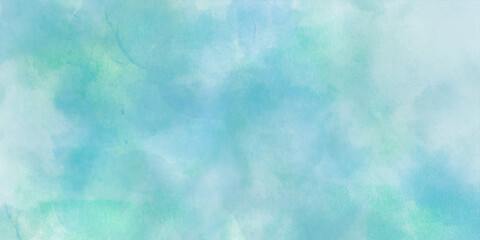 Abstract blue aquarelle watercolor gradient paint grunge texture background. dark blue watercolor background. Blue abstract grunge surface texture background with uneven dark paint strokes