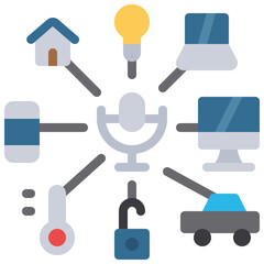 Voice Control Network Icon