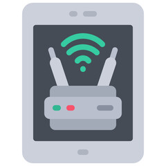 Tablet Router Icon