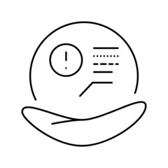 disease blood line icon vector illustration