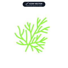 dill icon symbol template for graphic and web design collection logo vector illustration