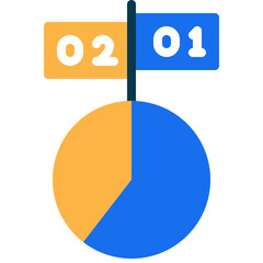 Pie Chart Comments Icon
