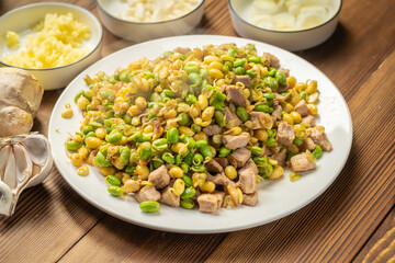 Features of Northeast China - Appetizers - Stir-fried Pork with Beans