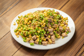 Features of Northeast China - Appetizers - Stir-fried Pork with Beans