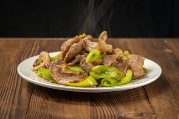 Stir-fried Pork with Peppers, Local Specialties of Northeast China