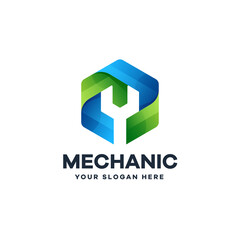 Mechanic Gradient Logo