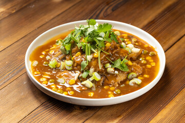 Local specialty Chinese food home-style braised small yellow croaker