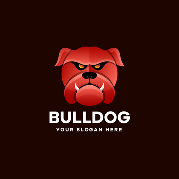 Bulldog Illustration Logo