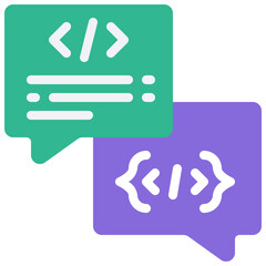Code Conversation Icon