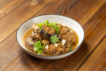 Special home-cooked dish braised monkfish cooking process