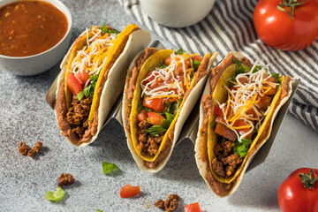 Homemade Double Stuffed Beef Tacos