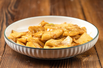 Braised winter bamboo shoots with local specialties