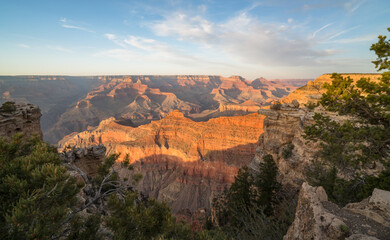 Sunset at Grand Canyon,  Arizona, USA