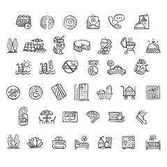 Hotel icons
