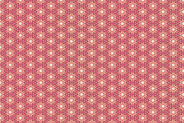 Colorfull abstract pattern that looks like flowers, created from a macro photography of fluids bubbles.