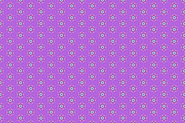 Colorfull abstract pattern that looks like flowers, created from a macro photography of fluids bubbles.