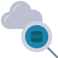 Search Data Cloud Icon