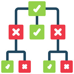 Decision Tree Icon
