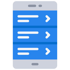 Obraz premium List View Icon