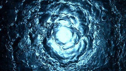 Detail of water whirl.