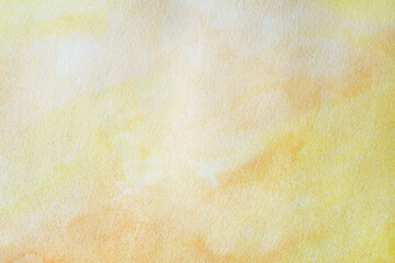 light yellow and orange hand painted watercolour background
