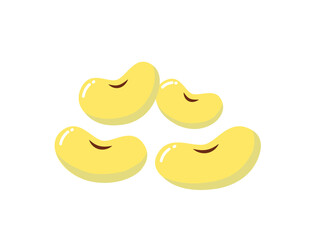 Soybean, Beans Flat Vector  design 