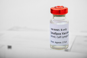 Bottle of Smallpox vaccine