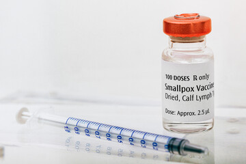 Bottle of Smallpox vaccine