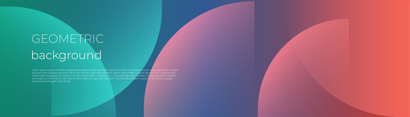 modern light abstract geometric business gradient banner design background