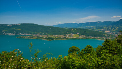 Obraz premium Lac de Bourget in Savoie in Frankrech