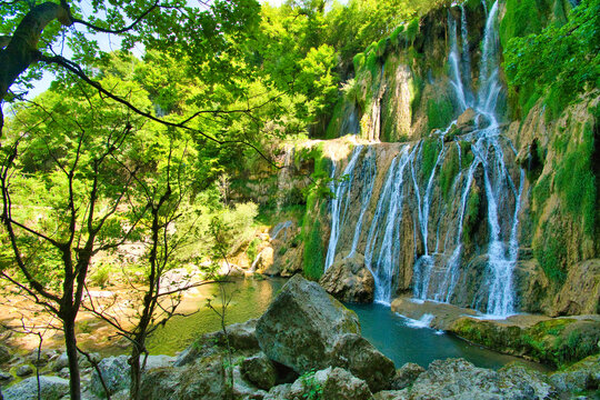 Cascade de Glandieu im Bugey in Frankreich