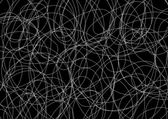 絡まった曲線の背景