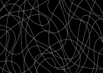 絡まった曲線の背景
