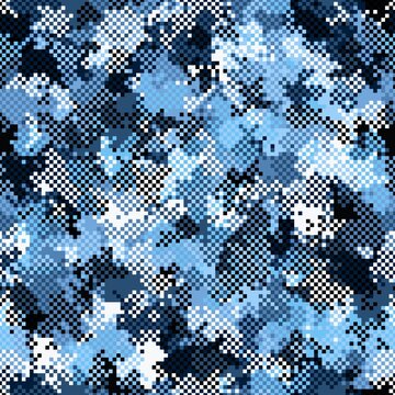 Abstract urban pixel motif geometric brushed seamless pattern texture background
