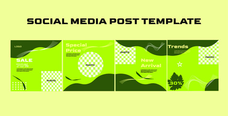 social media carousel post template © Samira