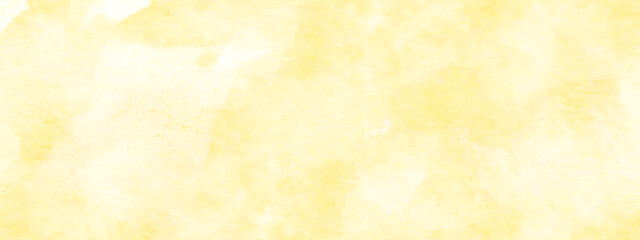 Pastel yellow or orange beige Aquarelle painted watercolor background with hand painted watercolor stain, Texture of defocused watercolor shaded yellow paper for any design and book cover.