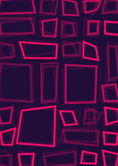 Offset Quads generative art background art illustration