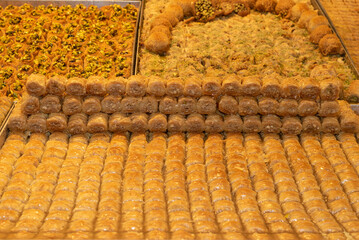 Baklava on the oriental Israel. oriental sweets
